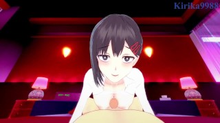 Kobeni Higashiyama and I have intense sex at a love hotel. – Chainsaw Man POV Hentai