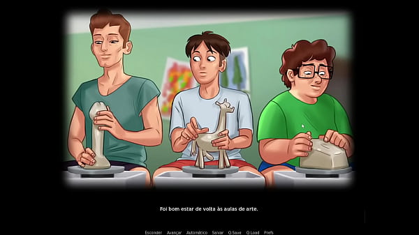Summertime Saga ep 105 – Nas aulas de artes eu sou Professor já